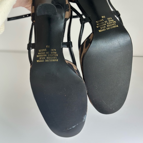 Vintage 90s Leopard Print Heels - Picture 5 of 5